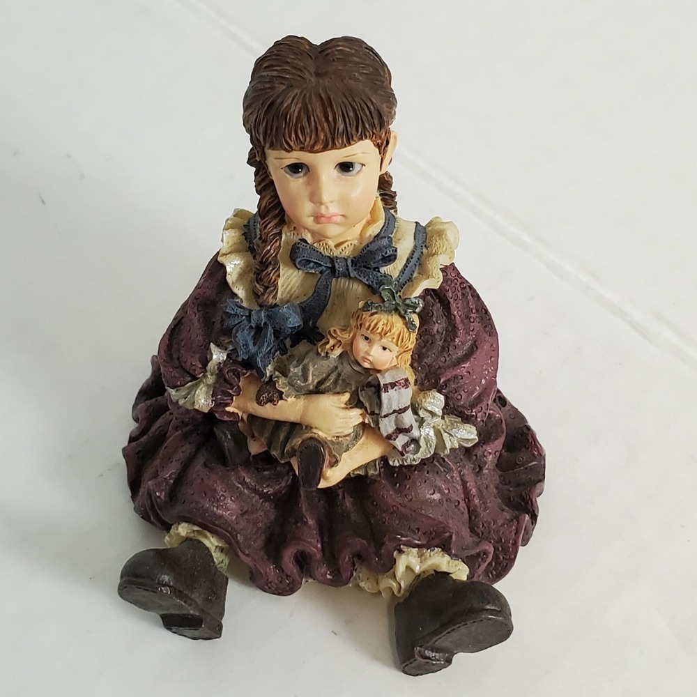 Boyds Yesterdays Child Dollstone Patricia with Molly Figurine 3501 Home Again 2
